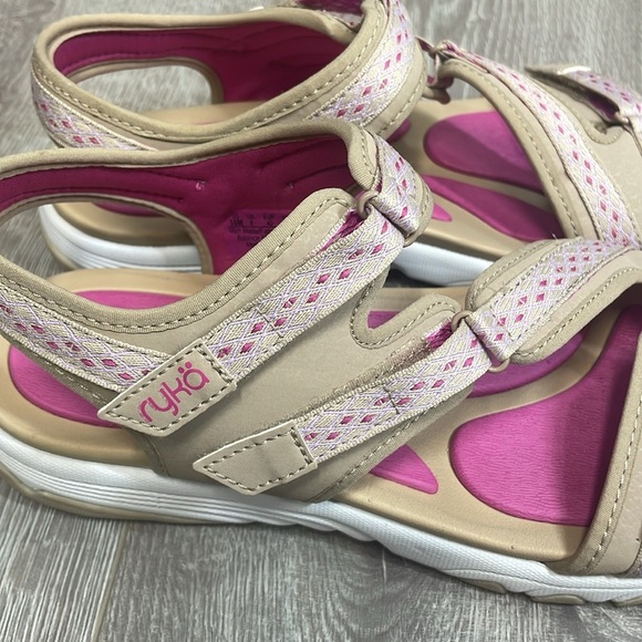 Ryka Ginger Adjustable Faux Leather Comfort Hiking Sport Sandals 10M - Picture 13 of 13